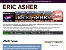 Tablet Screenshot of ericasher.com